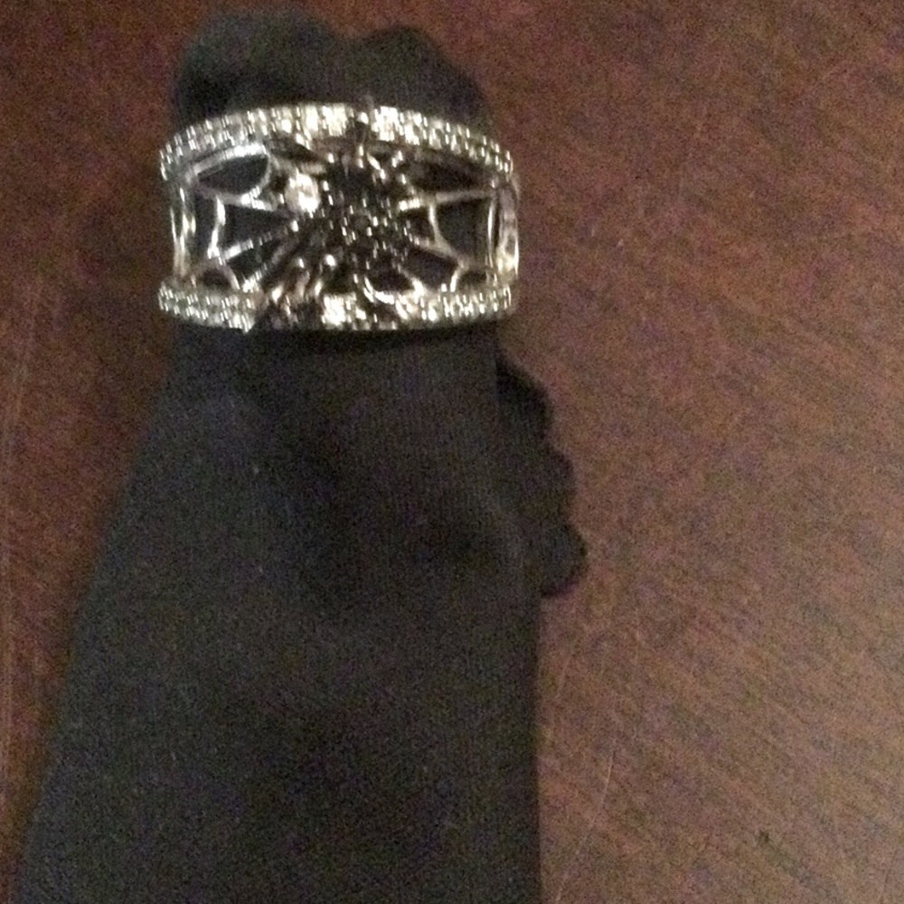 Sterling Silver Black Widow Ring